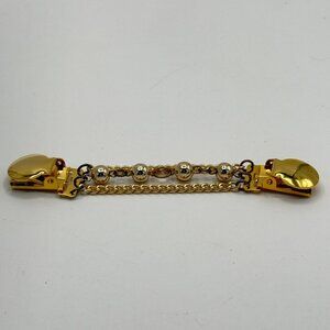 Gold Tone Sweater Clasp